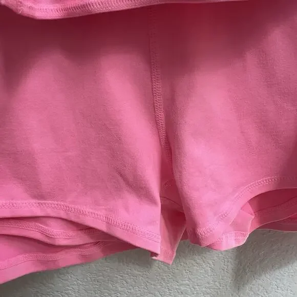 Free People Movement Pink Easy Does it Mini Dress Romper Jumper Sz XL Athleisure - Picture 8 of 9